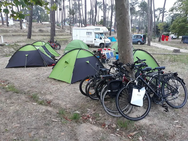 Photo: Pacopac / CC BY-SA 4.0, via Wikimedia Commons Bicycle touring in Parque de Campismo da Figueira da Foz, Portugal