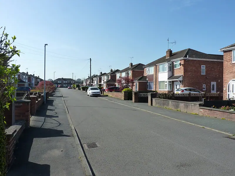 Houses on Maesywaun, Chirk Green