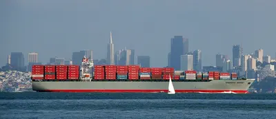 Shanghai Bridge (ship, 2002), near Tamalpais-Homestead Valley