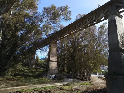 Antigua Puente Rio Fahala ferrero, near Alhaurín el Grande