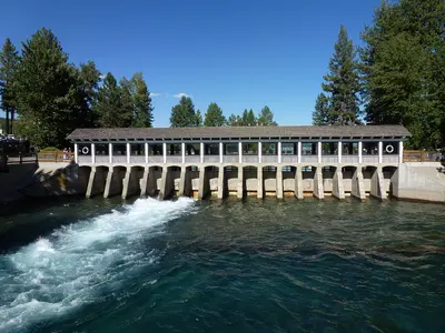 Lake Tahoe Dam, near Sunnyside-Tahoe City