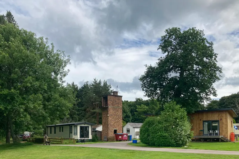 WWII scheduled building in Bunchrew Caravan Park