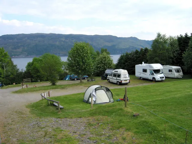 The Wee campsite at Lochcarron