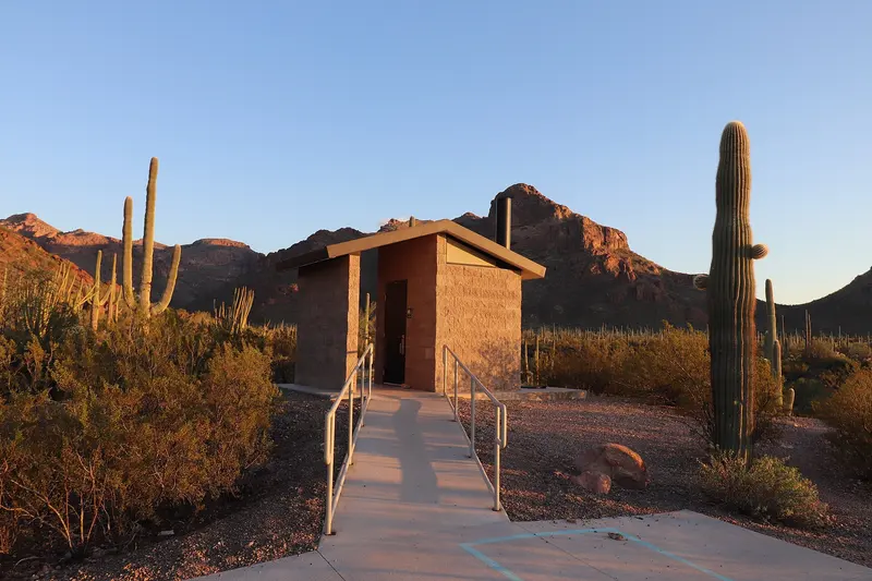 Alamo Canyon Primitive Campground restroom