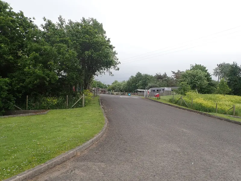 Photo: Eirian Evans / CC BY-SA 2.0, via Wikimedia Commons Entrance to Gowerton Caravan and Motorhome Club Site