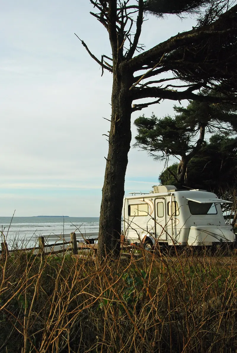 Trailer rv kalaloch campground beach camping c bubar