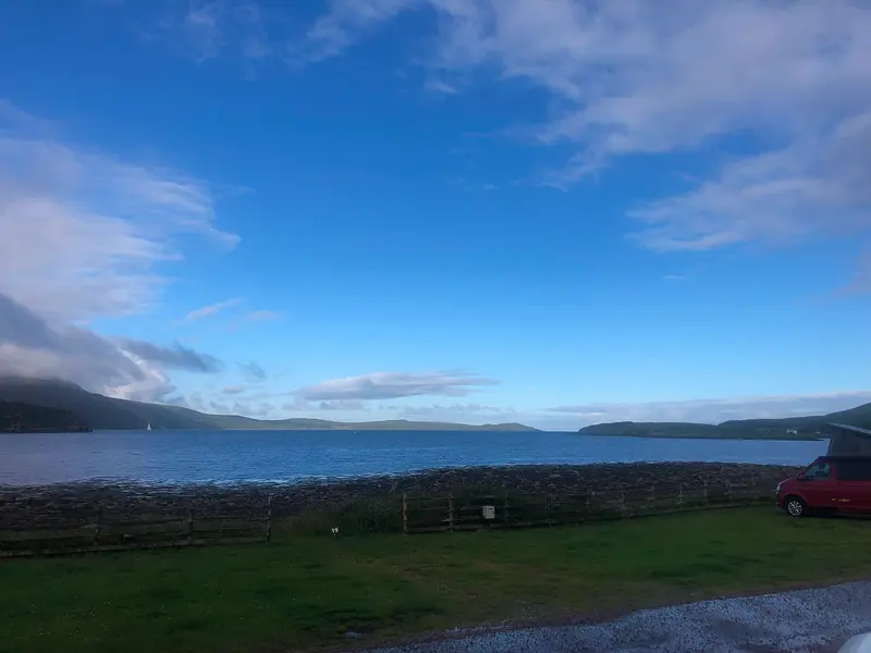 Early morning, Ardmair campsite