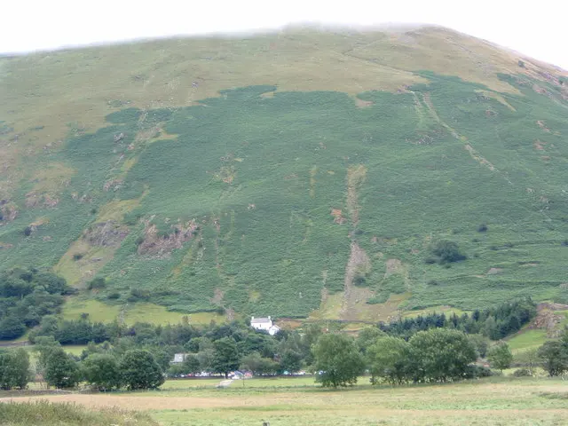 Helvellyn from Sykeside Campsite