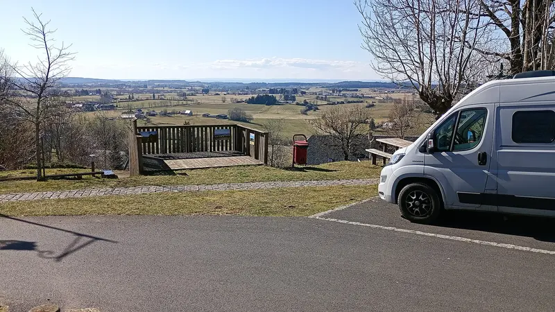 Aire camping-car Laqueuille view