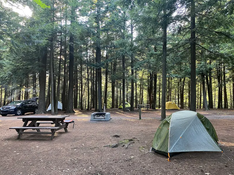 Photo: TheTurducken / CC BY 2.0, via Wikimedia Commons Wilmington Notch Campground