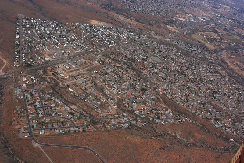 Verde Village as seen from a hot air balloon