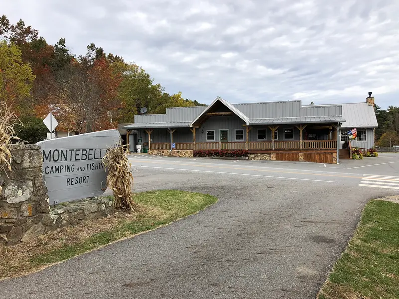 Photo: Famartin / CC BY-SA 4.0, via Wikimedia Commons 14 24 09 The Montebello Camping and Fishing Resort in Montebello, Nelson County, Virginia