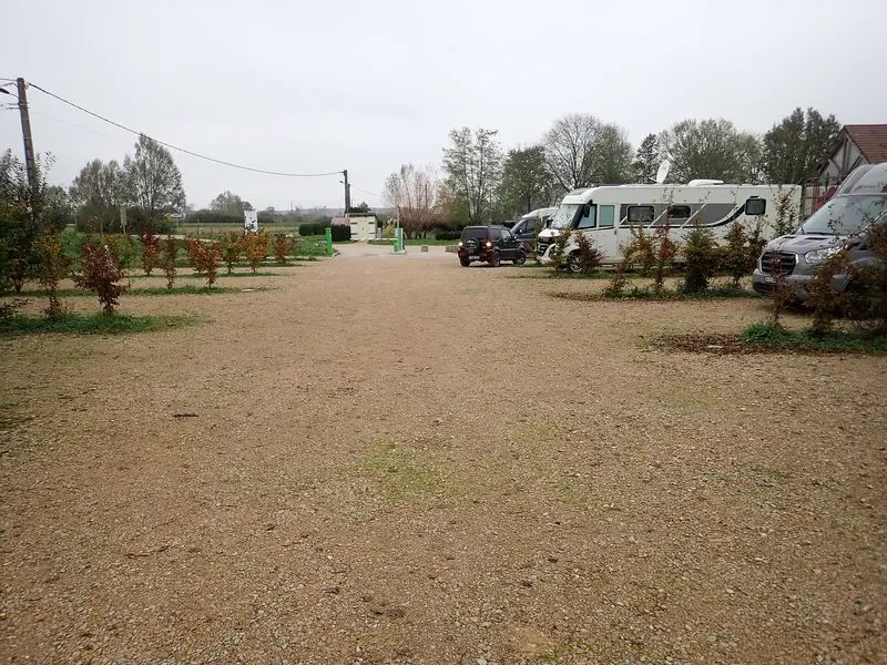 Aire Camping-Car Park Beaufort-Orbagna view