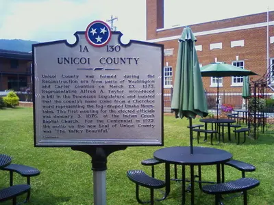 Carter County, Tennessee 1A 130 - Unicoi County, near Banner Hill