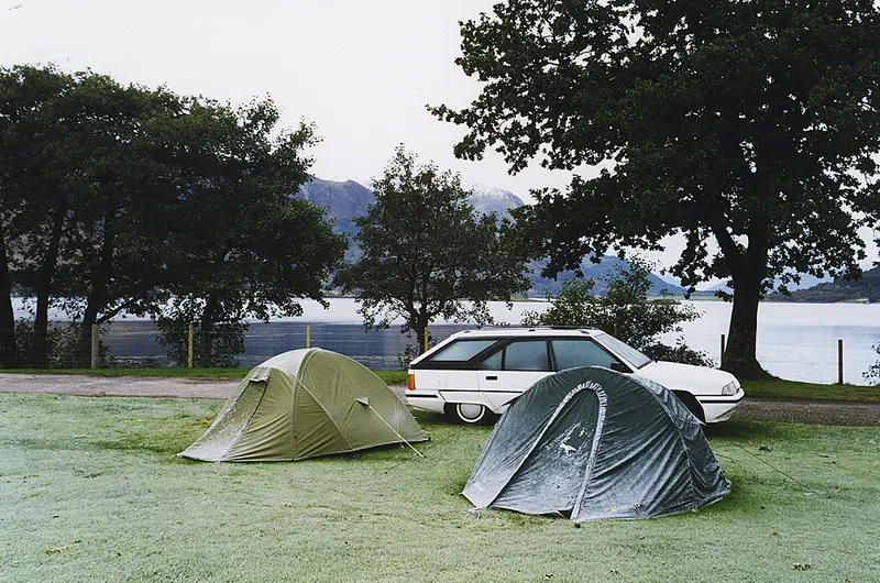 Late October camping at Invercoe campsite