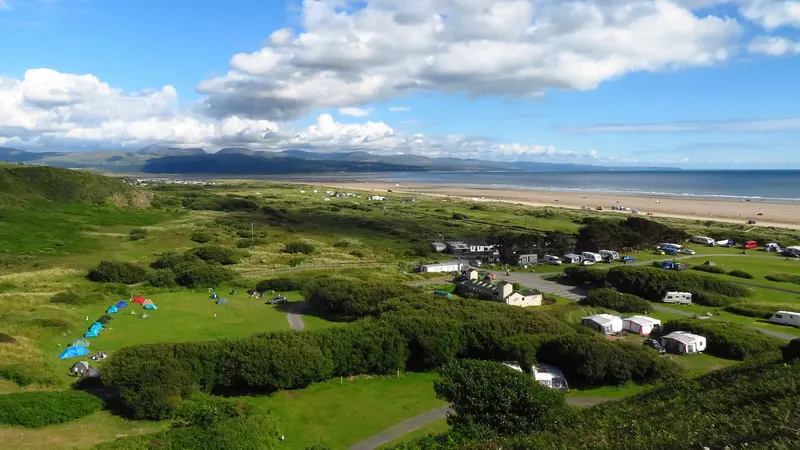 Black Rock Sands Touring & Camping Park near Criccieth