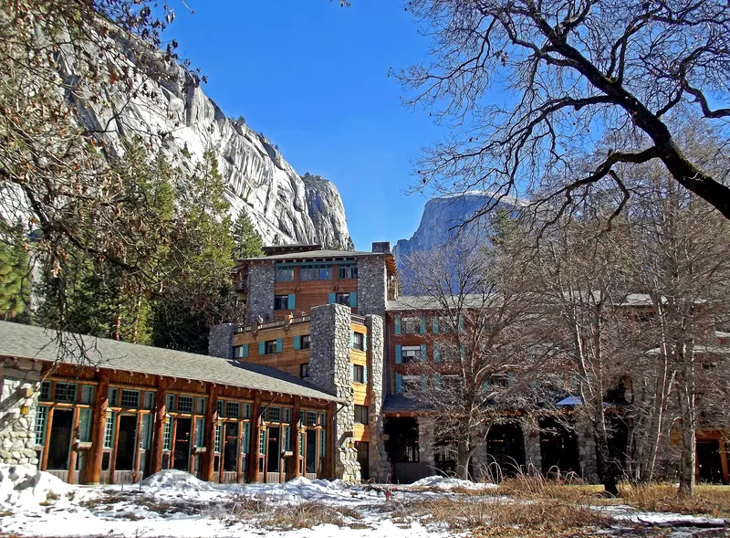 Ahwahnee Hotel and Half Dome