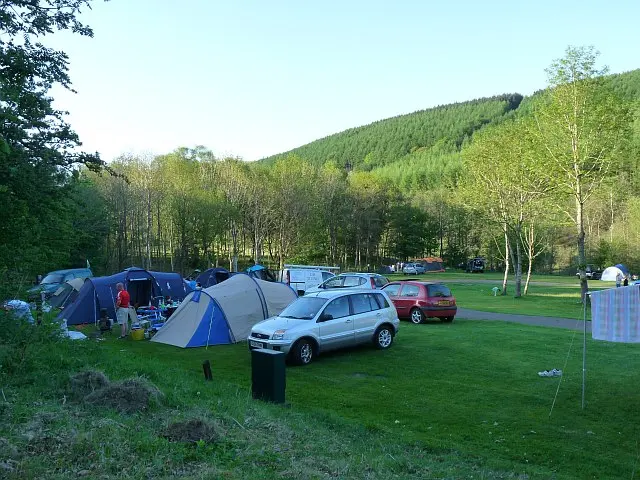 Caravan and camping site, Parc Cwm Darran