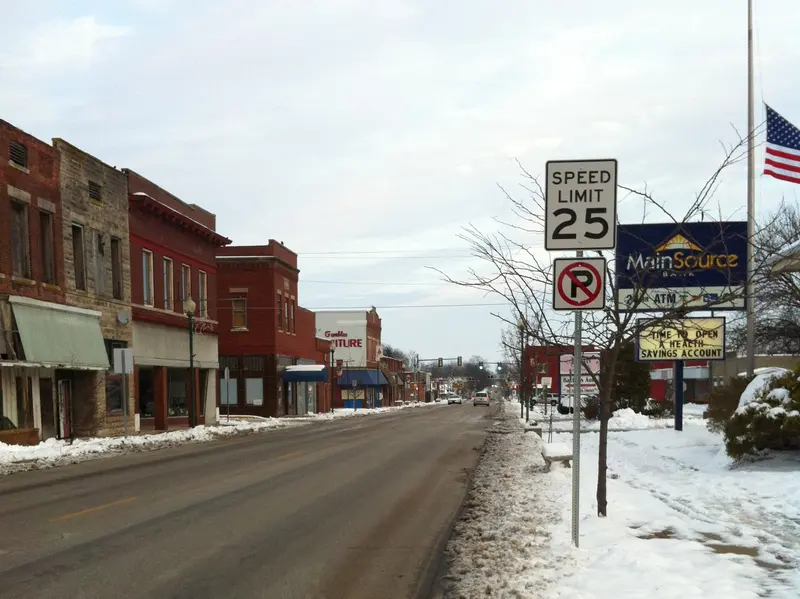 USA-IN - Jasonville, Mainstreet