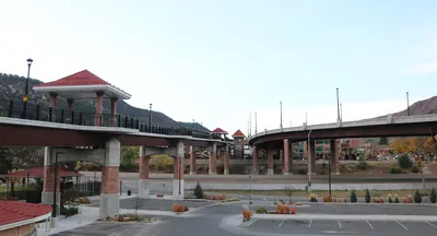 New Grand Avenue bridges in Glenwood Springs, Colorado