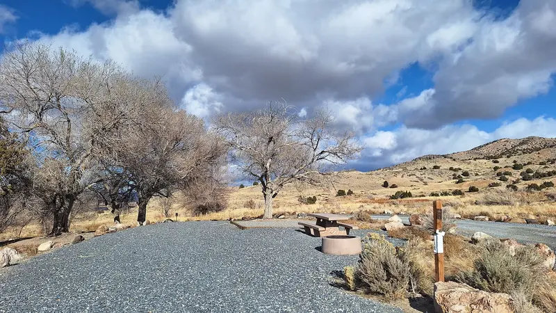 Simpson Springs campground campsite in Utah's West Desert