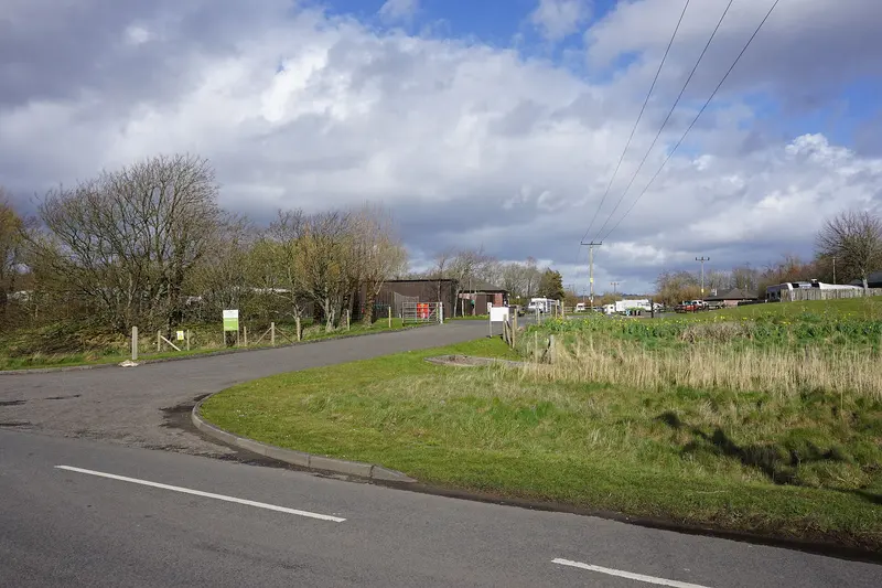 Entrance to Gowerton Caravan Club Site