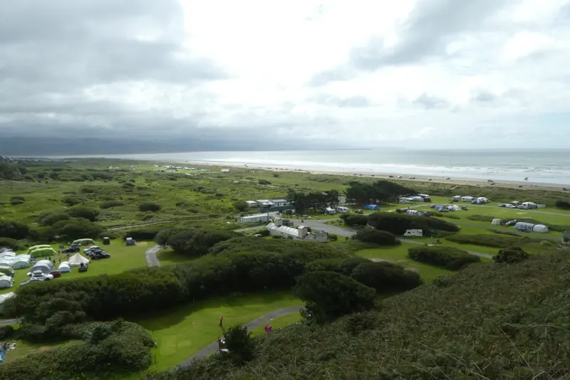 Campsite at Black Rock Sands