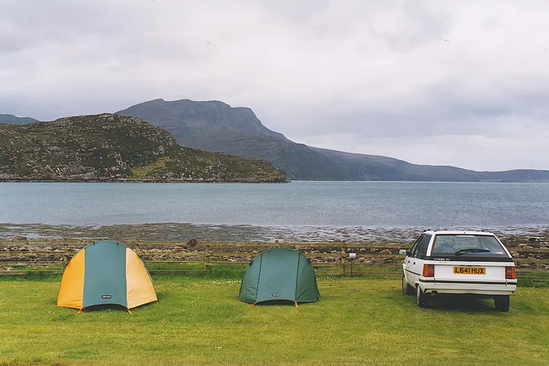 Camping at Ardmair Point