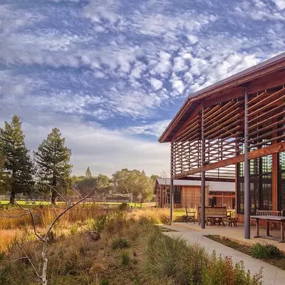 Library in the Landscape -- The Portola Valley Library