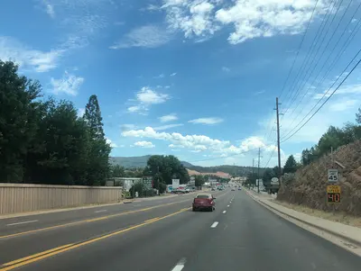 Star Valley is bisected by Highway