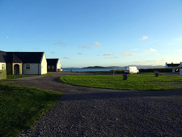The campsite at West Kilbride