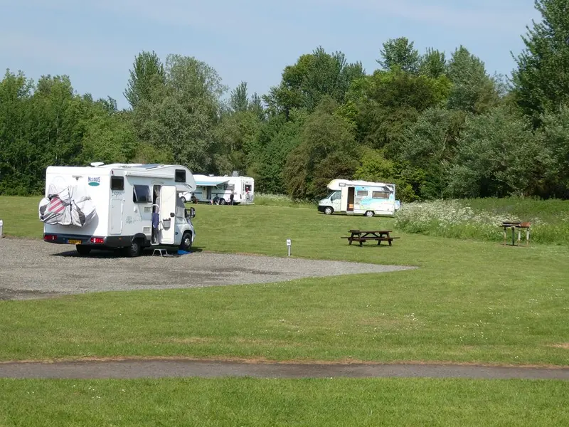Motorhome park at Lochore Meadows Country Park